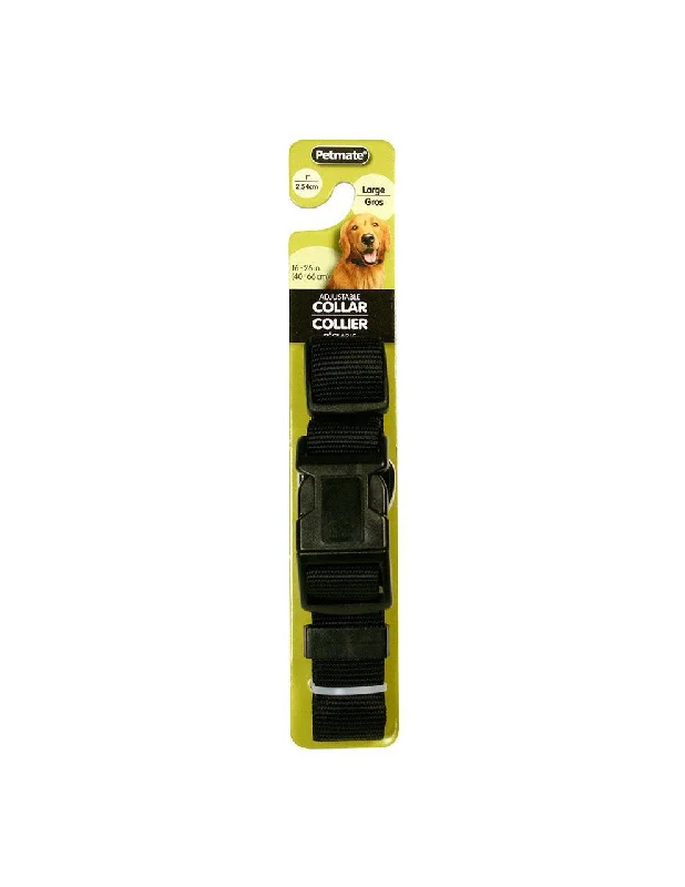 - Recommended affordable pet toysPetmate Aspen Core Black Nylon Collar 1 x 16-26 Inch Neck