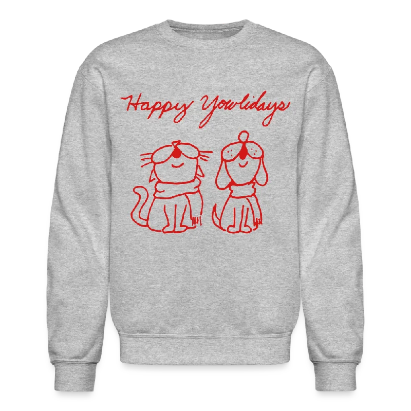  -Anti-scratch sofa protective coverHappy Yowlidays Crewneck Sweatshirt