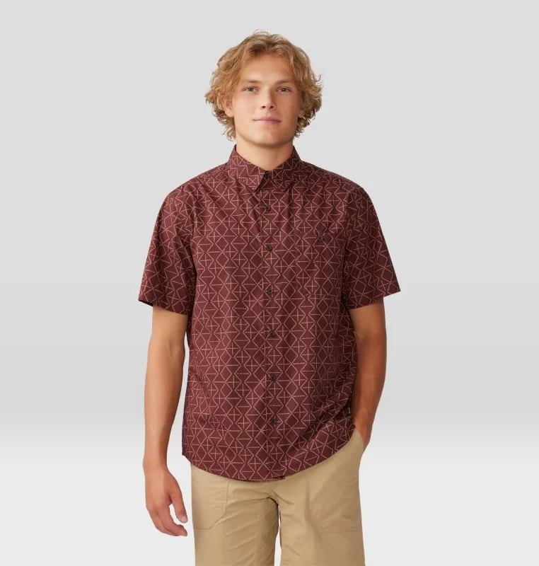 - Pet monitor with cameraMen's Big Cottonwood Short Sleeve Shirt - Washed Raisin Dot Geo Print