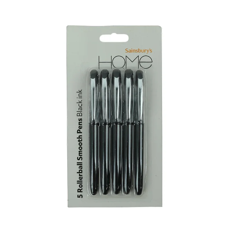 - Foldable and portable cat bagSainsbury's Home Smooth Ink Rollerball Pens Black 5pk