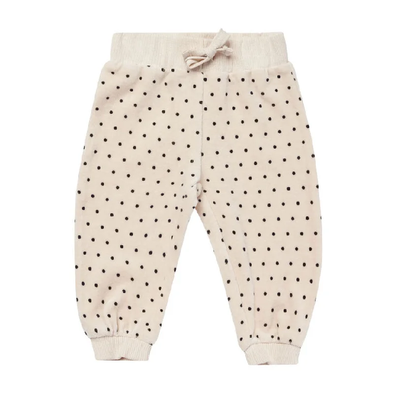 - Pregnant cat delivery room warming boxQuincy Mae Polka Dot Velour Relaxed Sweatpant