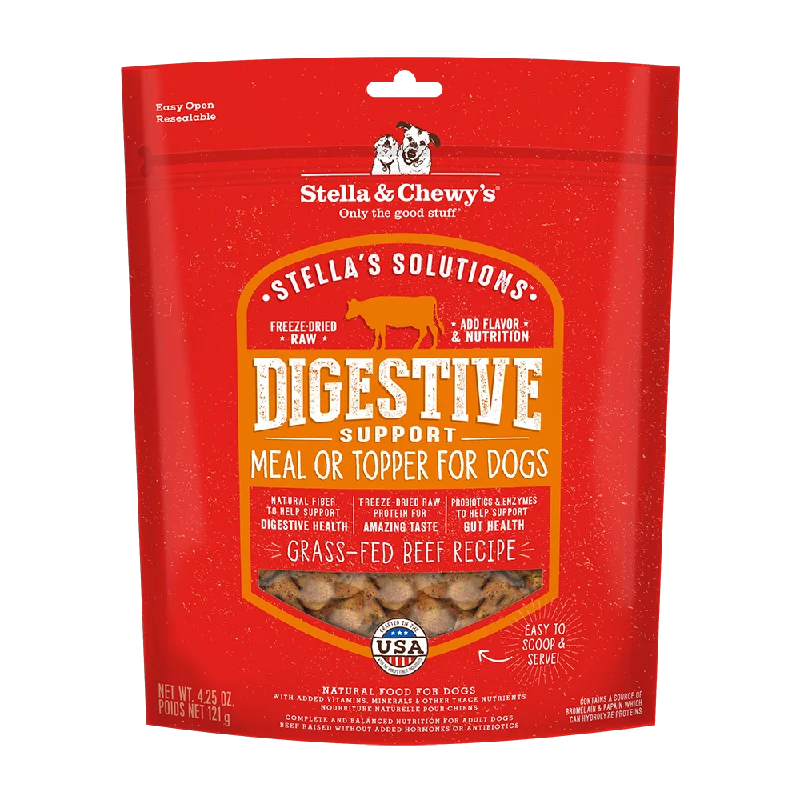 Pet ProductsStella & Chewy's Dog Stella's Solutions Digestive Support Grass-Fed Beef 4.25oz