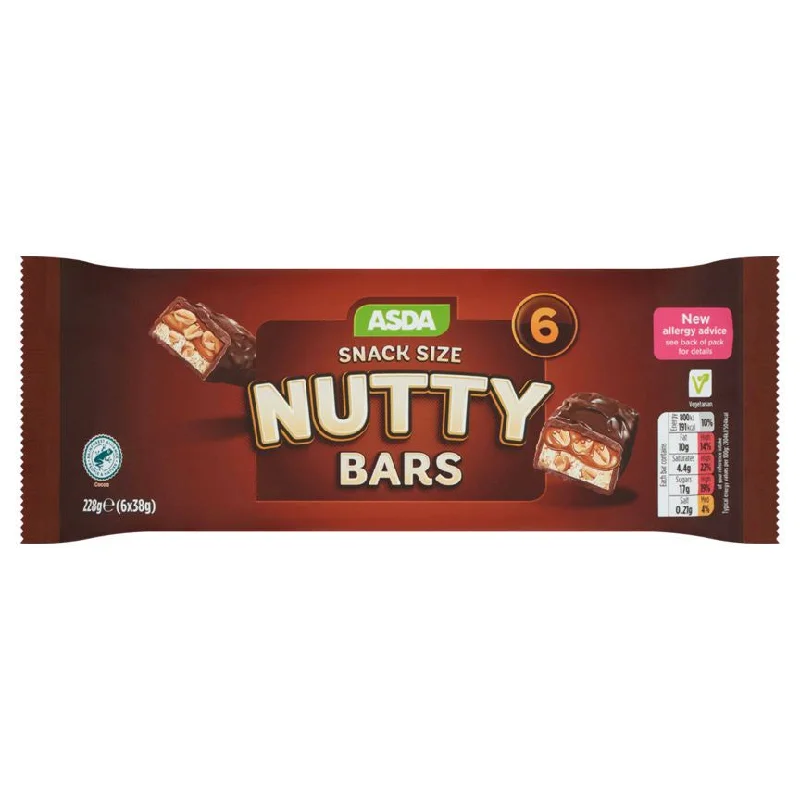 - Climbing pet constant temperature heating padASDA Snack Size Chocolate Nutty Bars 6 Pack