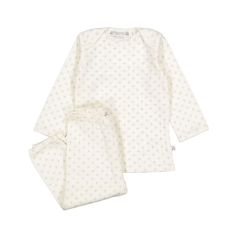 - Organic cotton dog bibsBonpoint Cream Timi Baby Set