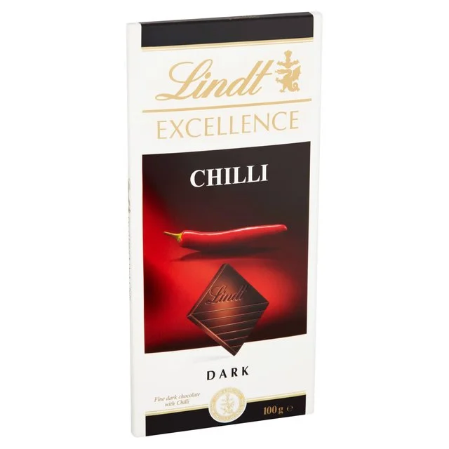 - Teething and chewing toys for puppiesLindt Excellence Chilli Bar   100g