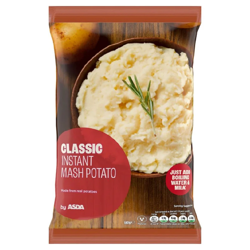 - Organic cotton dog bibsASDA Classic Instant Mash Potato 180g