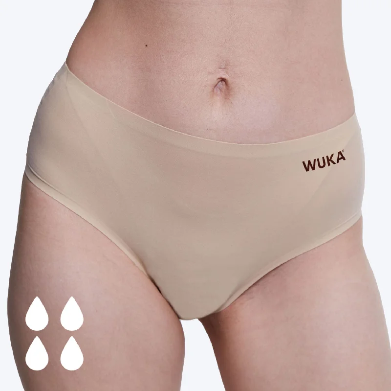 - Dog heart rate monitoring collarWUKA Stretch Seamless Midi Brief Period Pants Light Nude - Heavy Flow