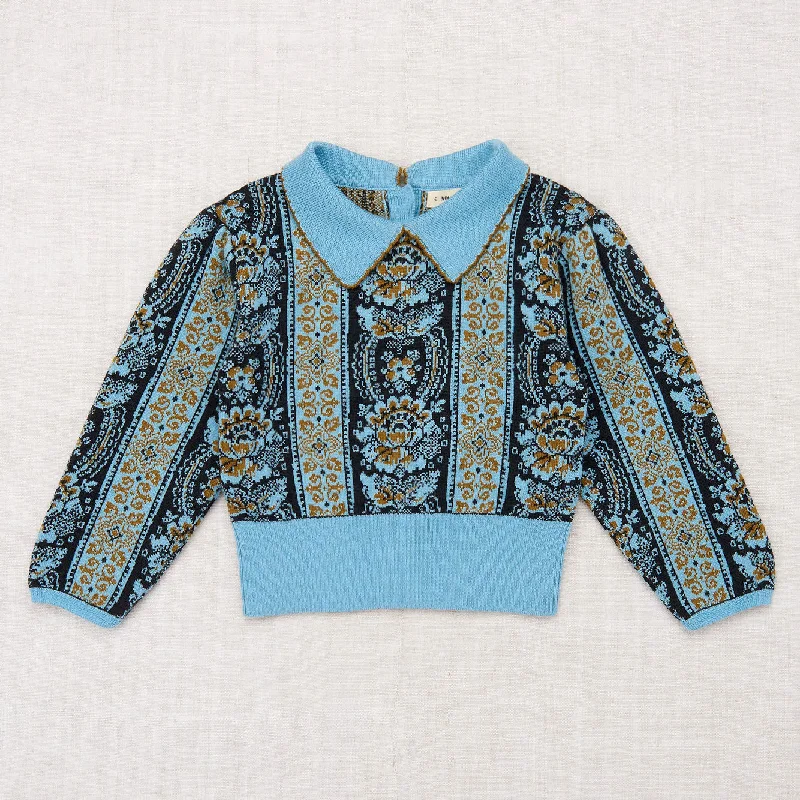 ---Misha and Puff Joanne Sweater - Lake Damask