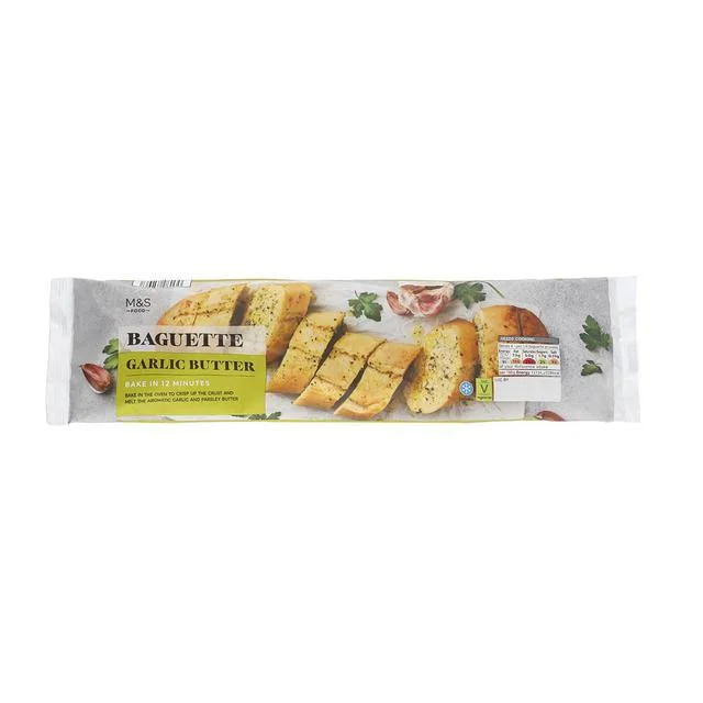 ---M&S Garlic Baguette   210g