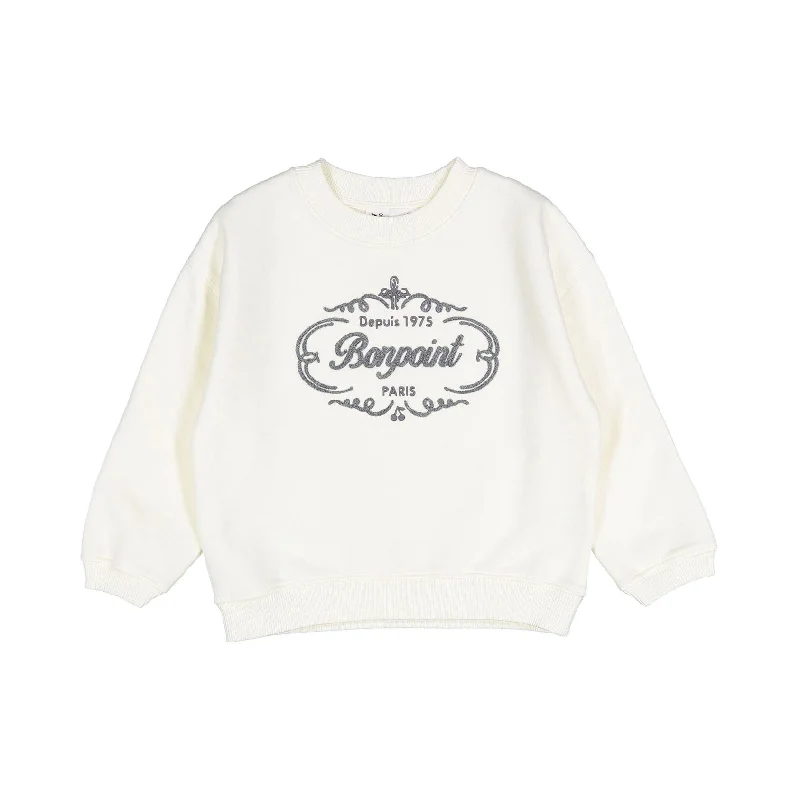 - ​​Christmas pet Christmas clothingBonpoint Ivory Tonino Sweatshirt