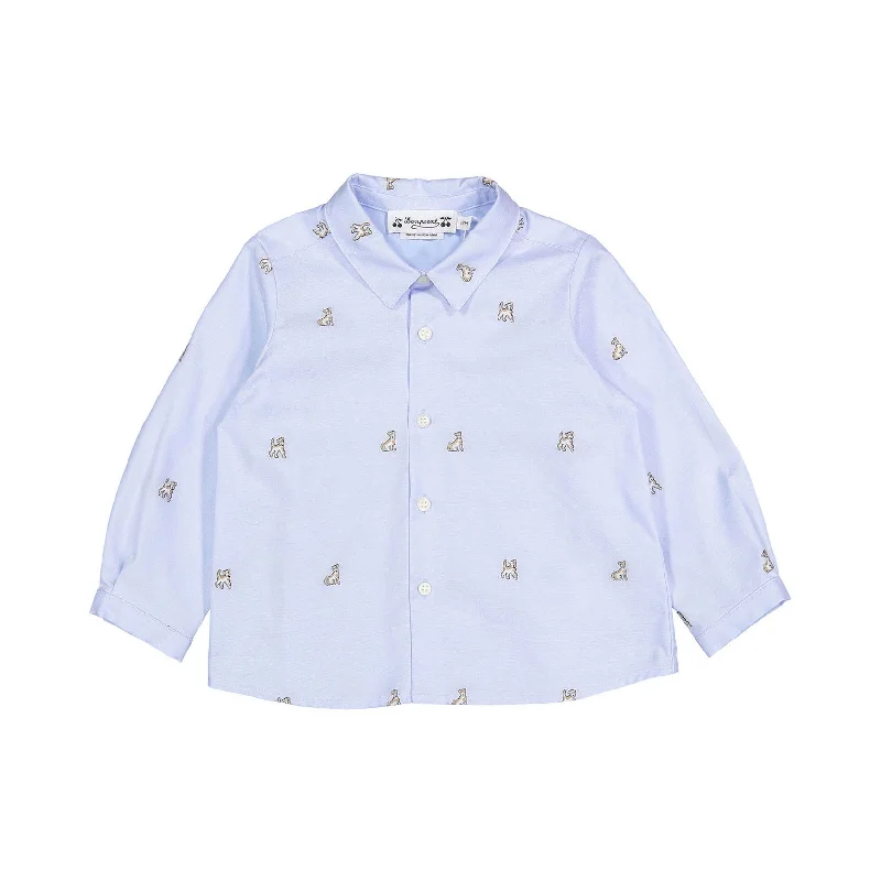 ---Bonpoint Light Blue Malo Baby Shirt