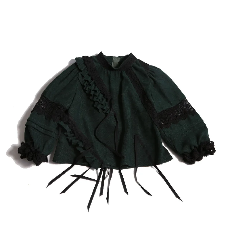 - Pet fence foldable indoorTia Cibani Celtic Ruffled Party Brittany Blouse