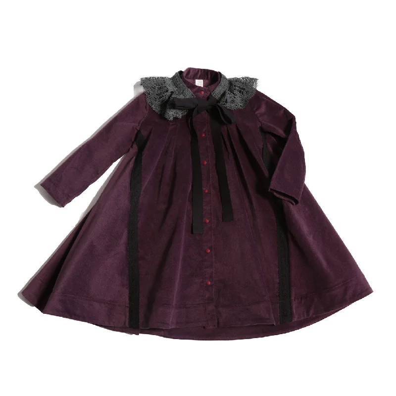 - Winter warm clothes for short-haired dogsTia Cibani Prune Aela Night  Shirt Dress