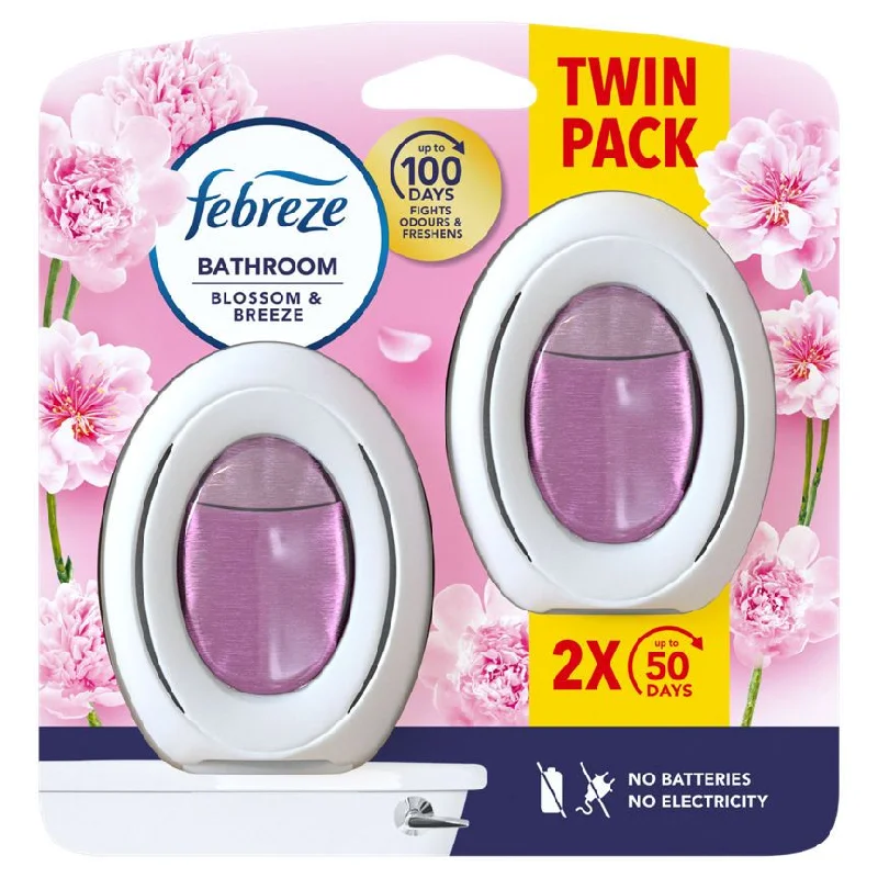 - Degradable pet feces bagFebreze Bathroom, Continuous Air Freshener, Blossom & Breeze Twin Pack