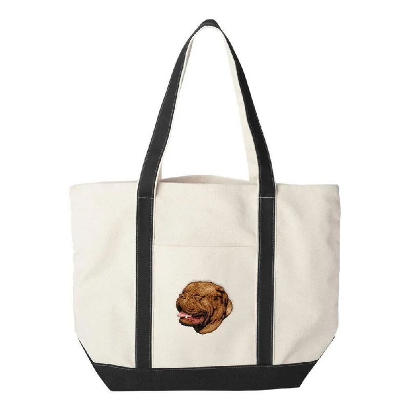 - Smart cat litter box with automatic cleaningDogue de Bordeaux Embroidered Tote Bag