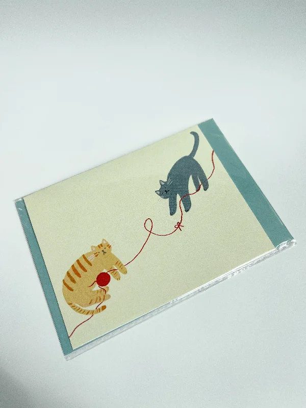 - Remote interactive pet feederGreeting Card - Two Cats