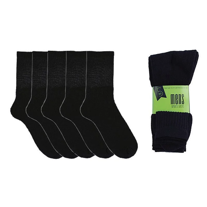 - Degradable pet feces bag5 Pack Mens Black Sport Socks