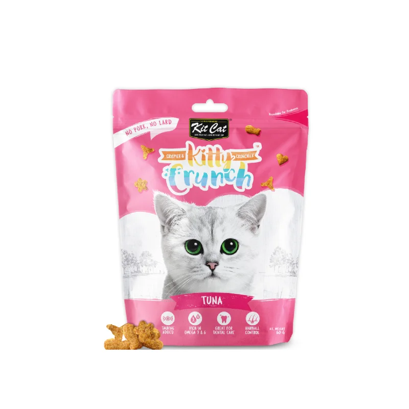    - Grain-free cat food recommendations  Kit Cat Kitty Crunch Cat Treats - Tuna (60g)