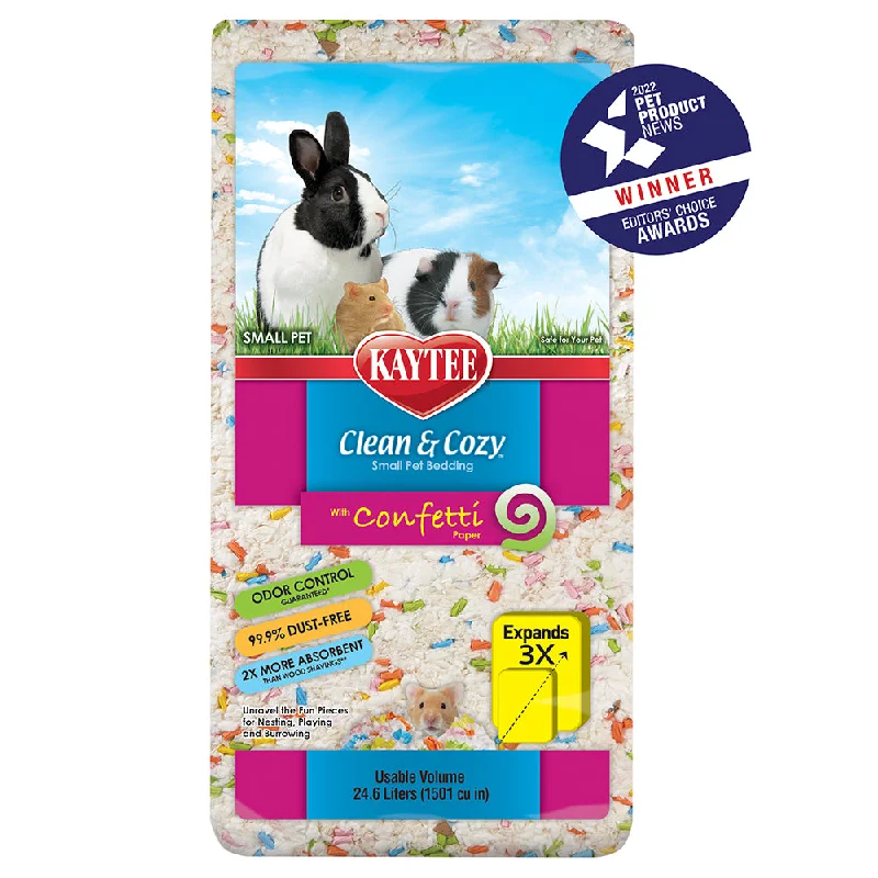 - Postoperative pet anti-licking Elizabethan collarKaytee Clean & Cozy - Confetti 24.6L / 1500cu