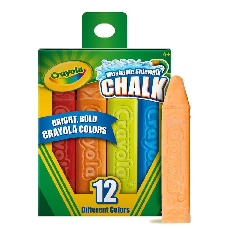 ---Crayola Washable Sidewalk Chalk Age 3+ Years