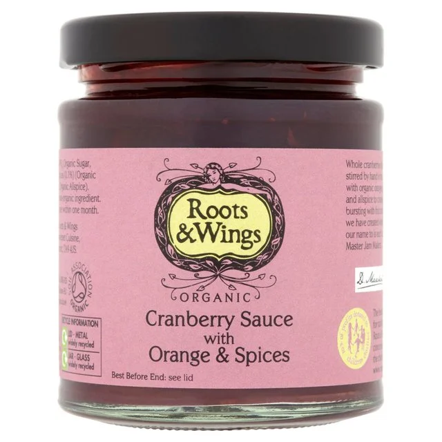 - Organic cotton dog bibsRoots & Wings Organic Cranberry Sauce   200g