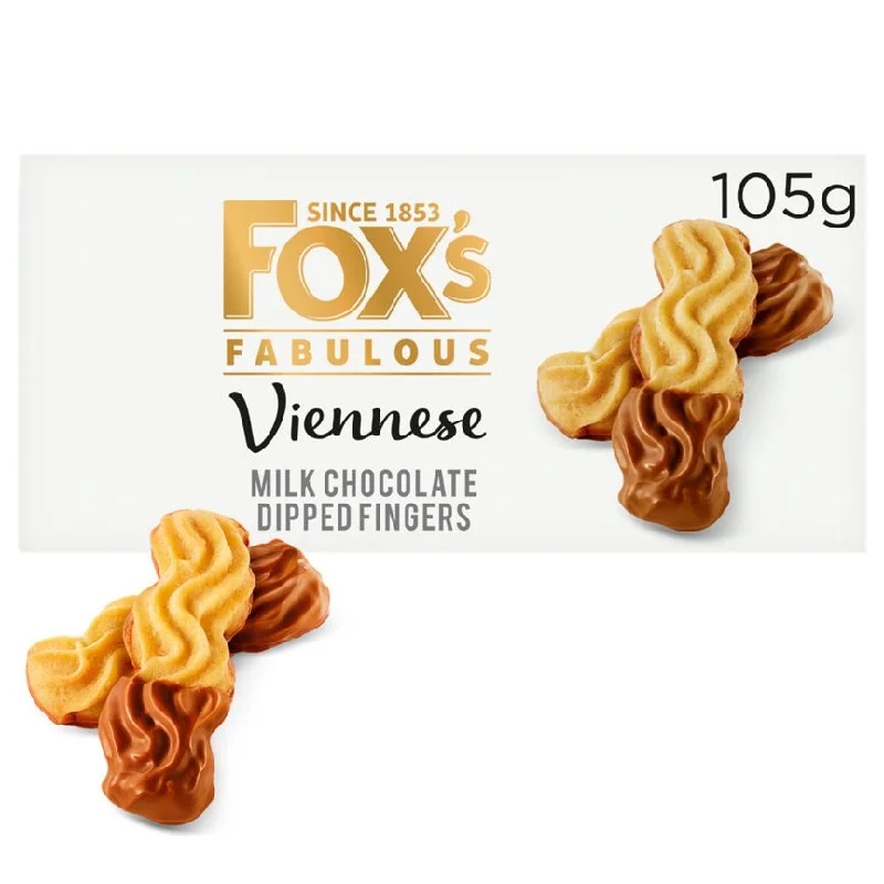 - Pet fence foldable indoorFox's Fabulous Viennese Milk Chocolate Dipped Fingers 105g