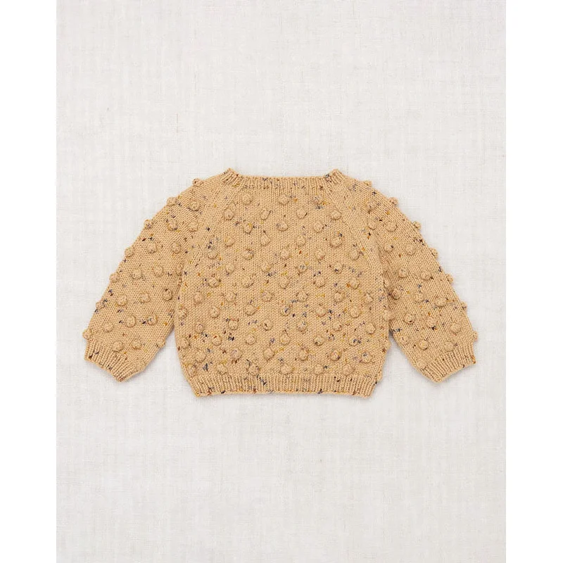 - Elderly dog ​​joint care mattressMisha and Puff Layette Popcorn Sweater - Camel Confetti