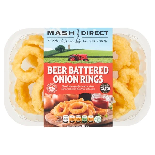 - Elderly dog ​​joint care mattressMash Direct Beer Battered Onion Rings   200g