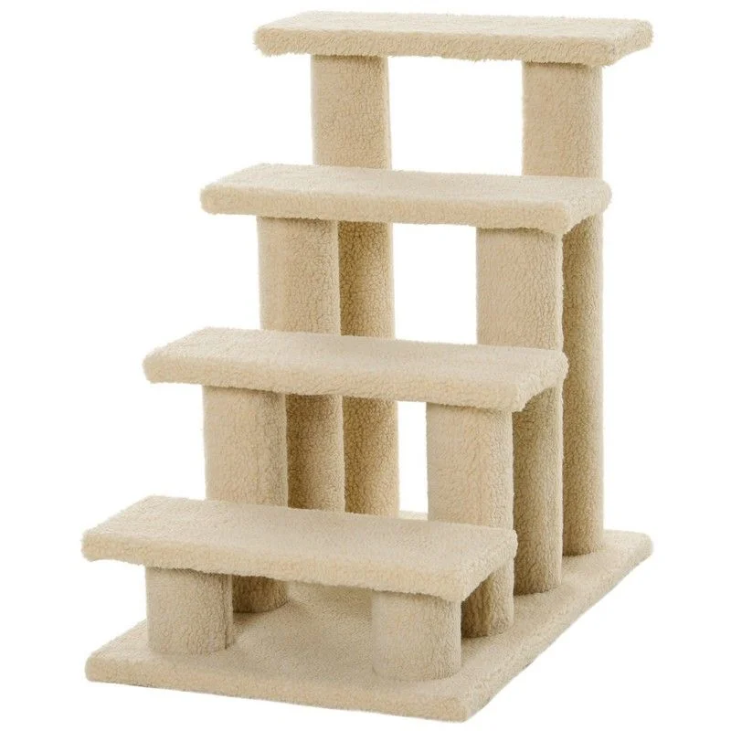 - Pet tear stain cleaning wipesPawHut Cat Tree Ladder 63.5L 43W 60H (cm)-Light Brown