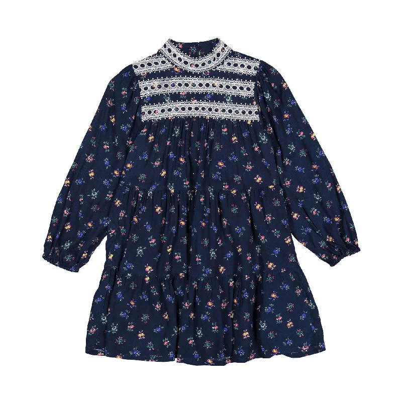 - Pet vitamin complex nutrition tabletsThe New Society Navy Mini Blossom Moon Dress