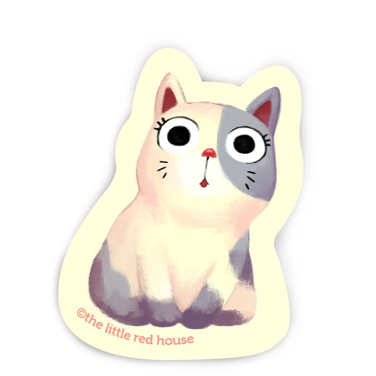 - Remote interactive pet feederChubby Cat Sticker