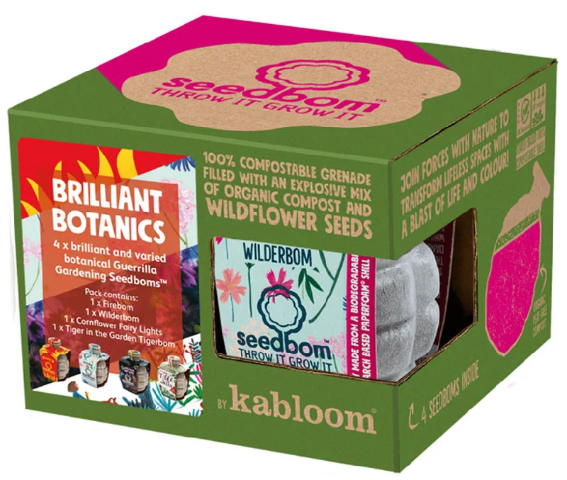 ---Kabloom Brilliant Botanics Seedbom Gift Box