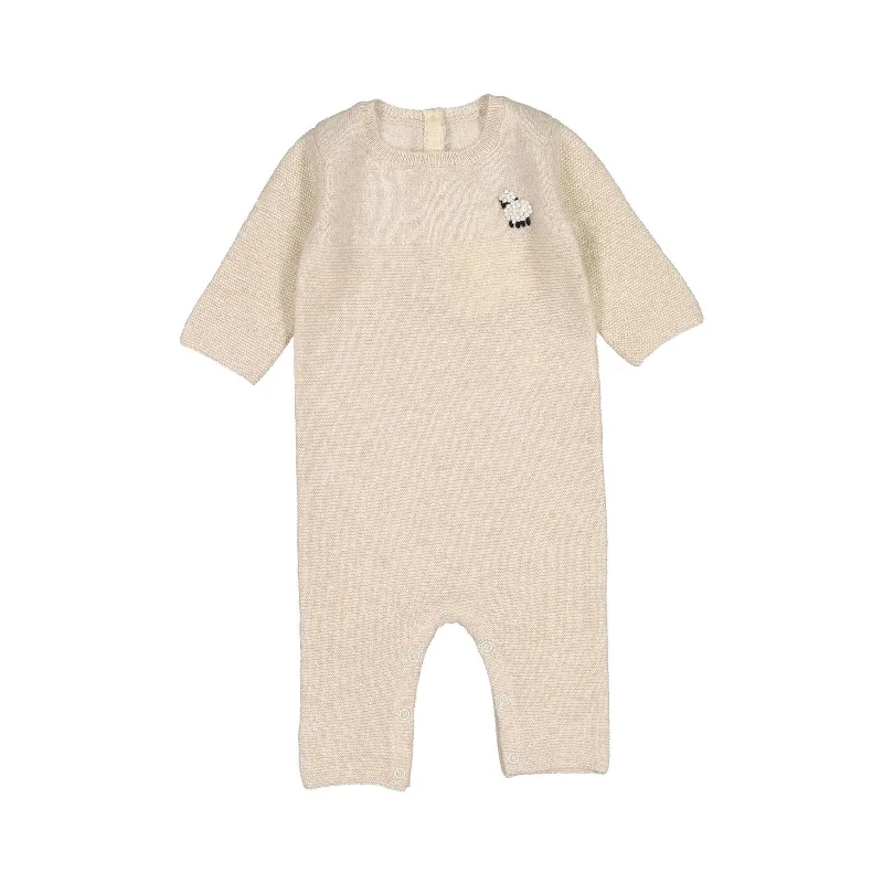 - Car dog seat beltBonpoint Natural Tinoe Knit Romper