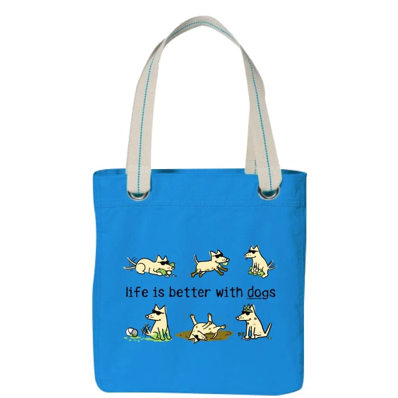 - Air box TSA certified check-inLife Is Better With Dogs - Canvas Tote