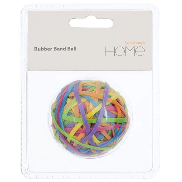 - Parrot climbing and standing wooden frameSainsbury's Home Rubber Band Ball Assorted Colours 75g