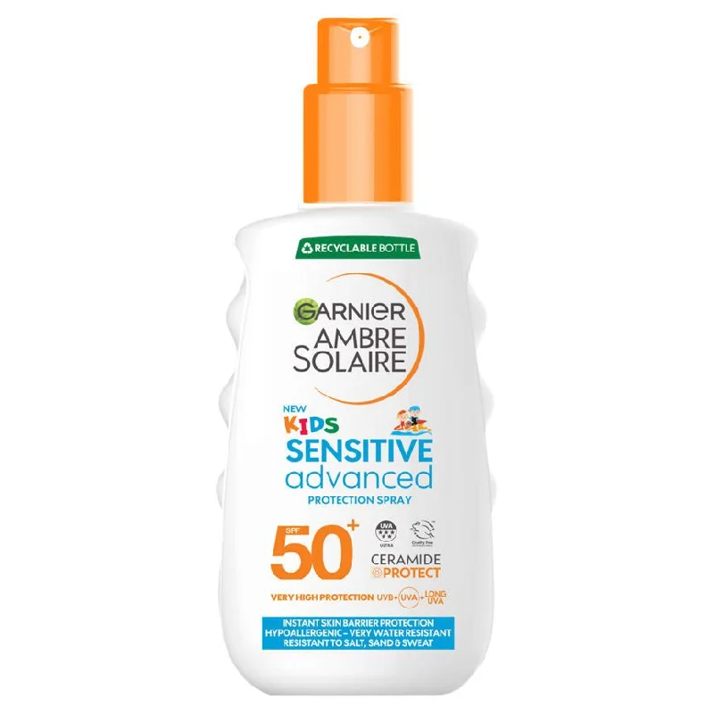 - Rabbit grass rack to prevent waste food boxGarnier Ambre Solaire SPF 50+ Sensitive Advanced Kids Sun Spray