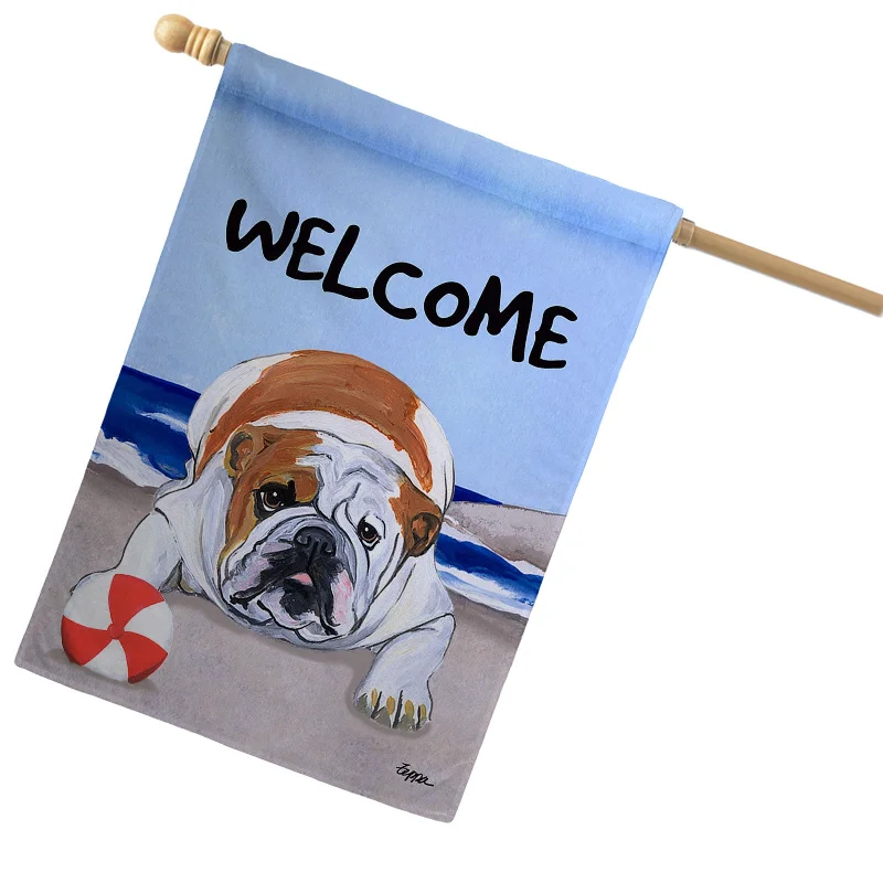 - Automatic induction pet water dispenserBulldog House Flag