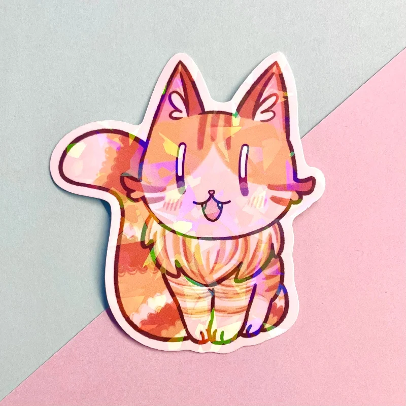 - Winter dog thick down jacketJin the Orange Tabby Cat Sticker