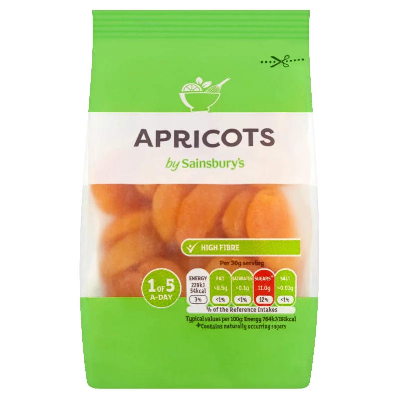 - Degradable pet feces bagSainsbury's Apricots 200g