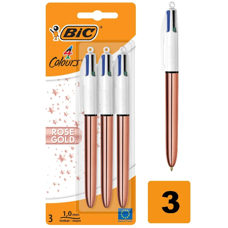 - Dog disposable foam shower gelBIC 4 Colours Rose Gold Ball Pens 3 Pack