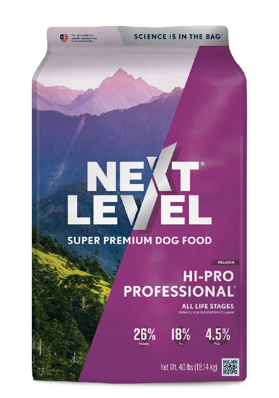  -Chicken-flavored dog foodNext Level Hi-Pro Professional All Life Stages Dry Dog Food 40lb