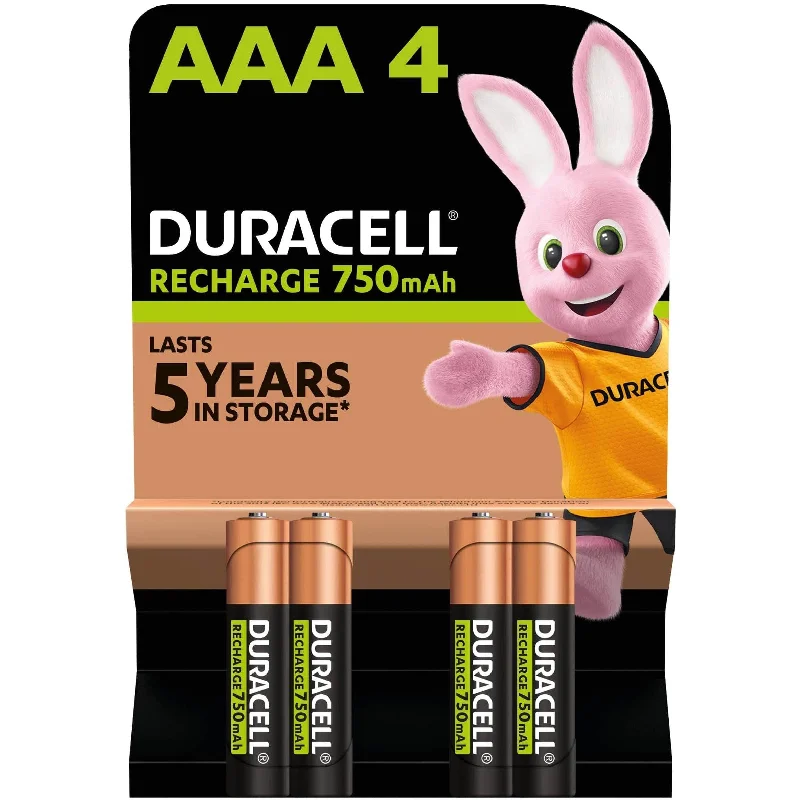 - Climbing pet constant temperature heating padDuracell Rechargeable AAA 750mAh Batteries, pack of 4