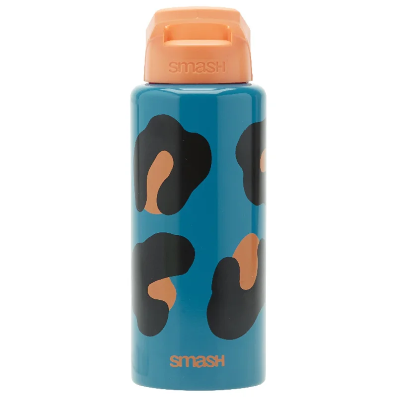 - Cat hair ball removal and hair removal creamSmash Leopard Print Sipper Bottle Teal & Orange