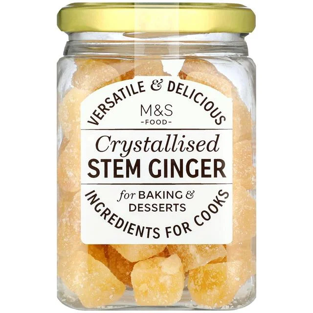 - Chinchilla cooling ice nest ceramic plateM&S Crystallised Stem Ginger   170g