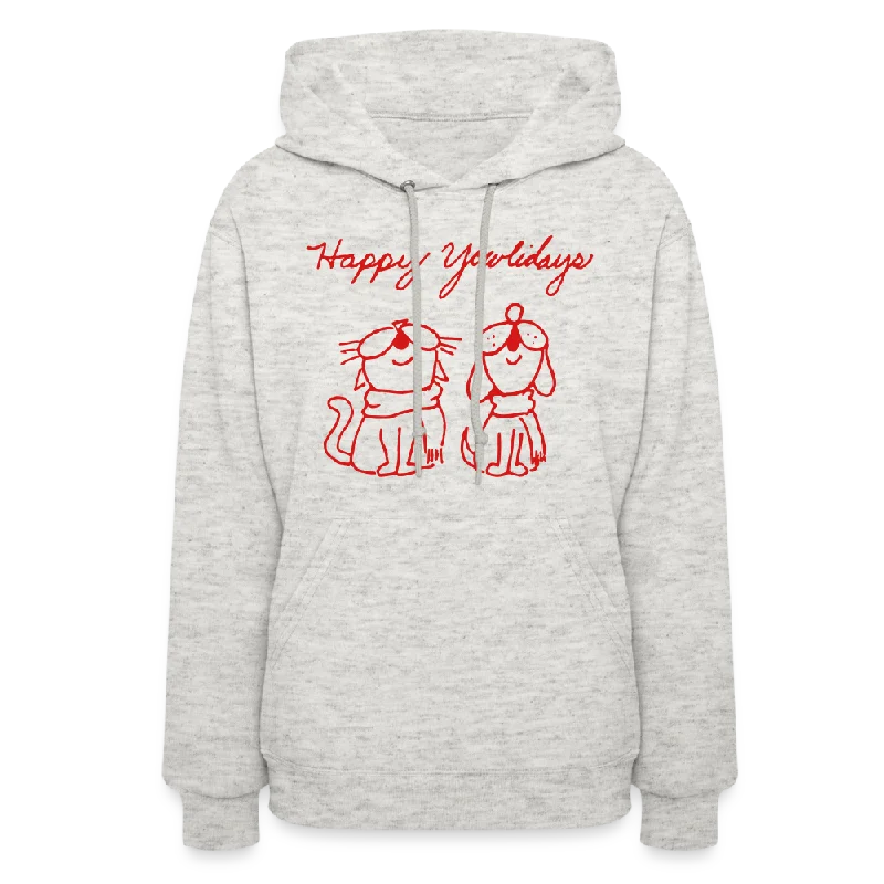 - ​​Christmas pet Christmas clothingHappy Yowlidays Contoured Hoodie