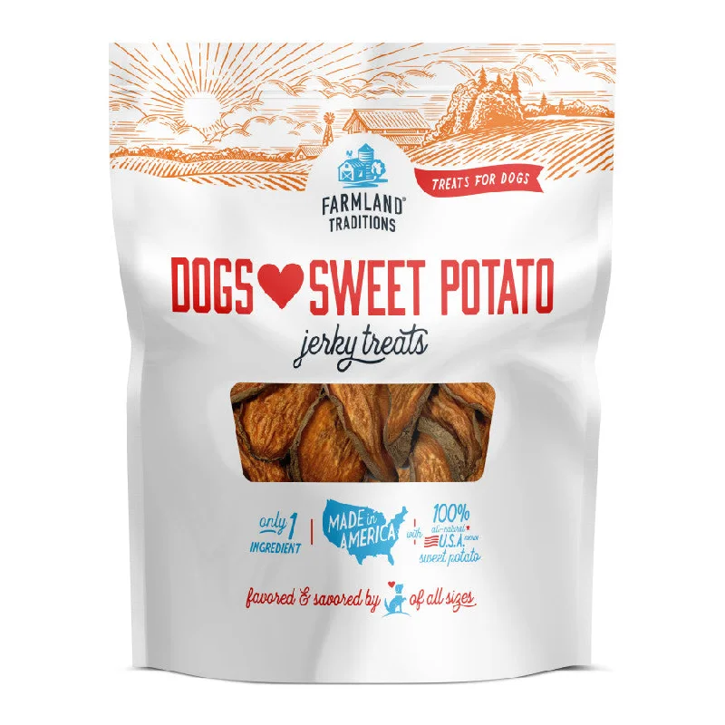 - Special food for puppiesFarmland Traditions Dogs Love Sweet Potato Dog Treats/32 oz