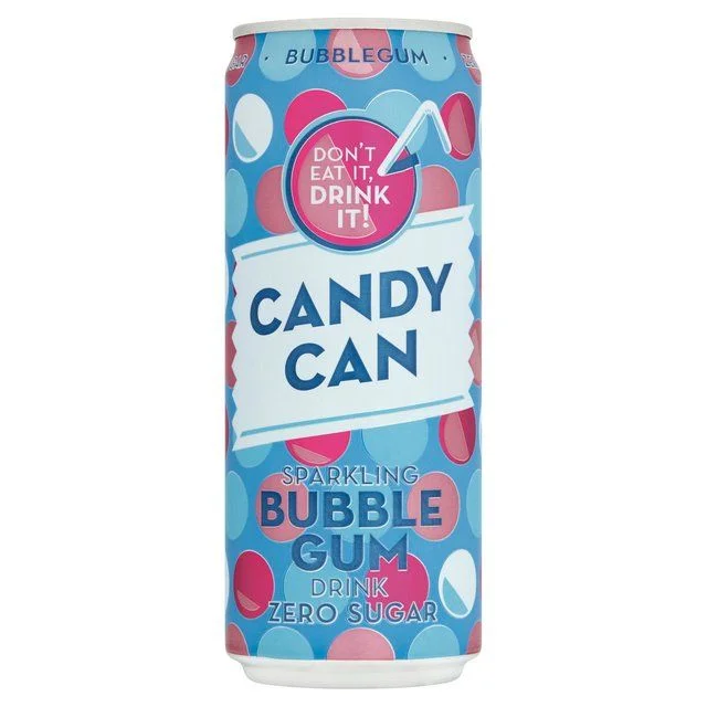 ---Candy Can Bubblegum Zero Sugar 330ml   330ml